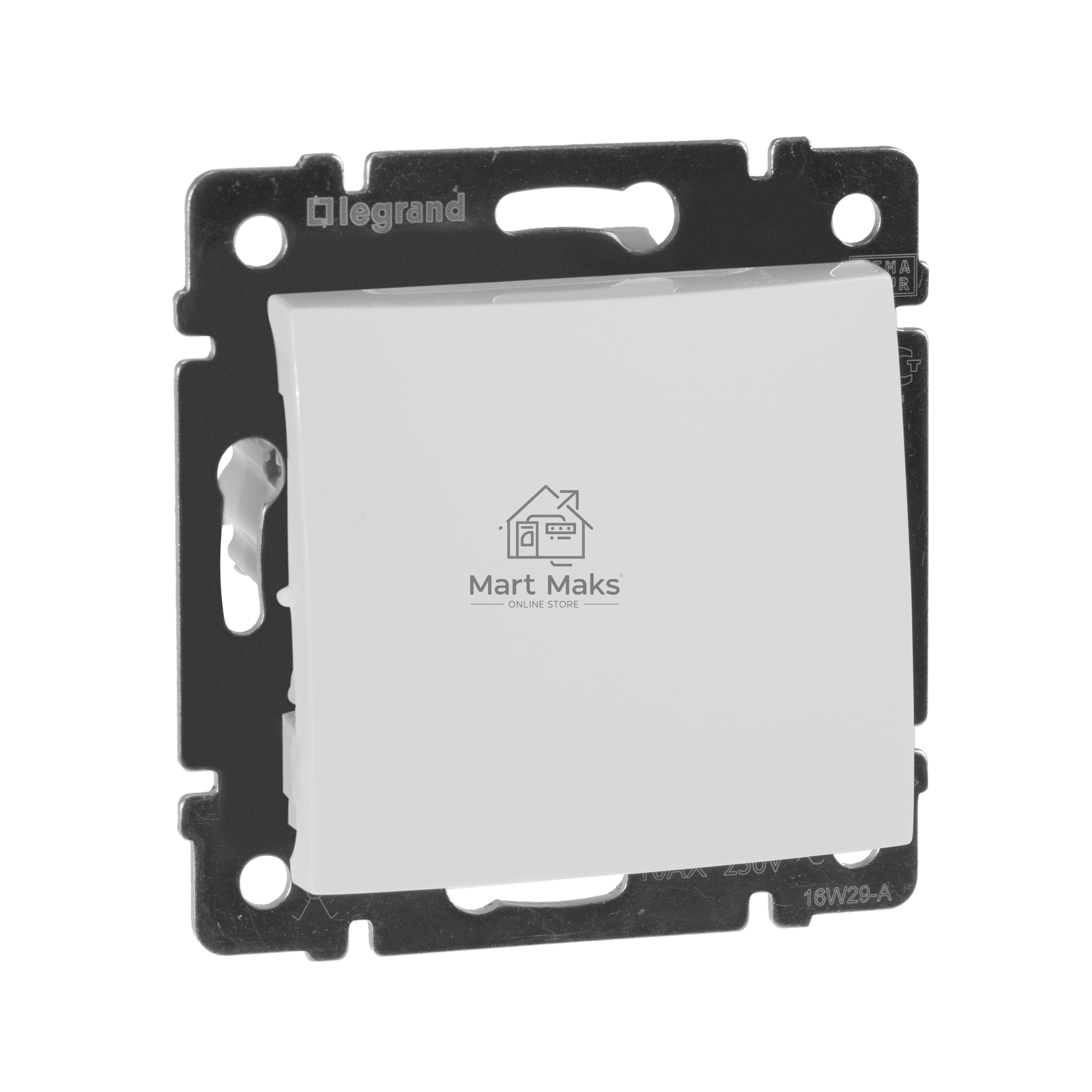 Электроустановочные изделия Legrand Legrand 774406 Переключатель 2напр 10A Valena белый