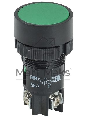 Кнопка SB-7 Пуск зел. ИЭК BBT40-SB7-K06