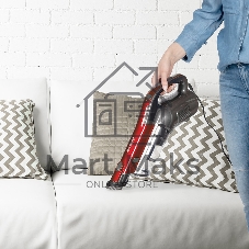 Пылесос вертикальный Endever SkyClean VC-288 красный/серый, питание от сети, 150 Вт, уборка сухая, пылесборник 0.5 л