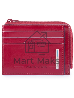 Чехол для кредитных карт Piquadro Blue Square PP4822B2R/R красный натур.кожа