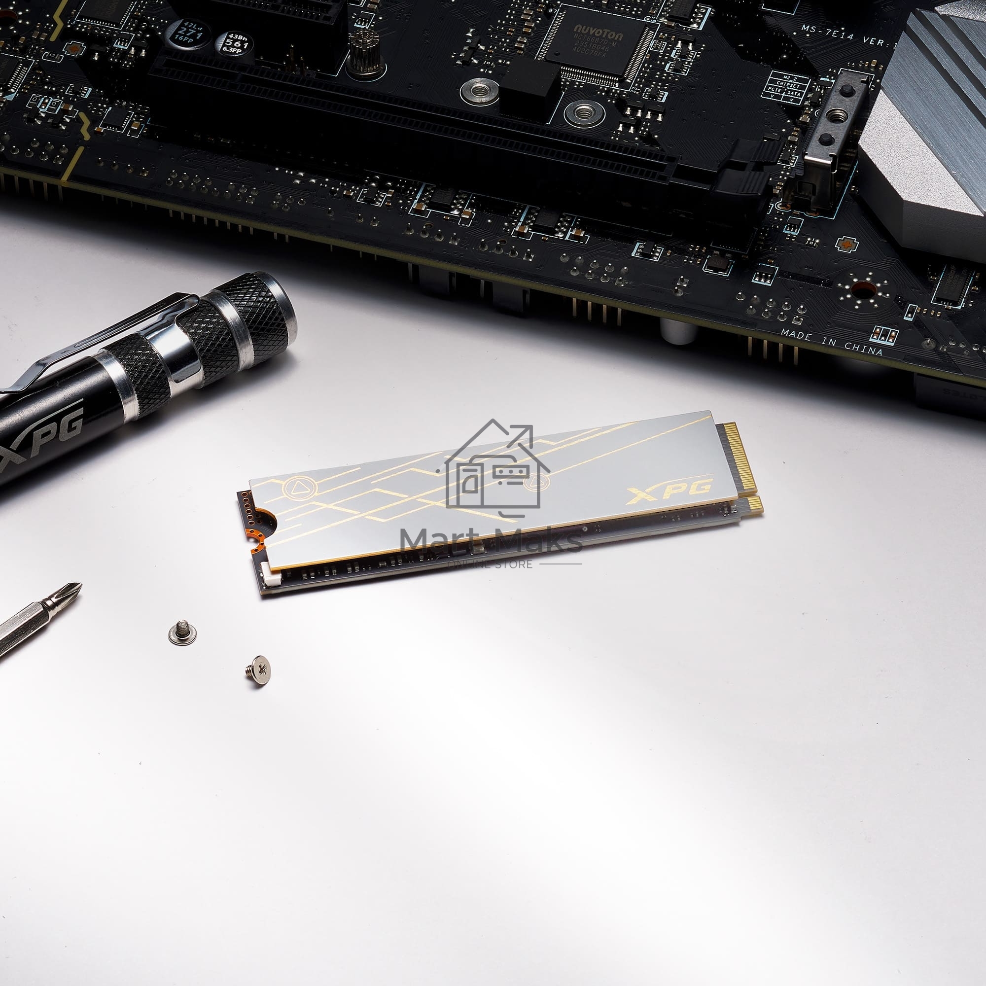 Твердотельный диск 1TB A-DATA XPG MARS 980 BLADE, M.2 2280, PCI-E 5x4, R/W -14000/10000 MB/s 3D-NAND