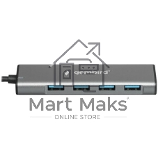 USB-концентратор Gembird UHB-U3P7-02, USB Type-C 3.1, 7хUSB, USB Type-C