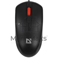Мышь проводная Defender Icon MB-057 черный, 1000 dpi, USB, кнопки - 3