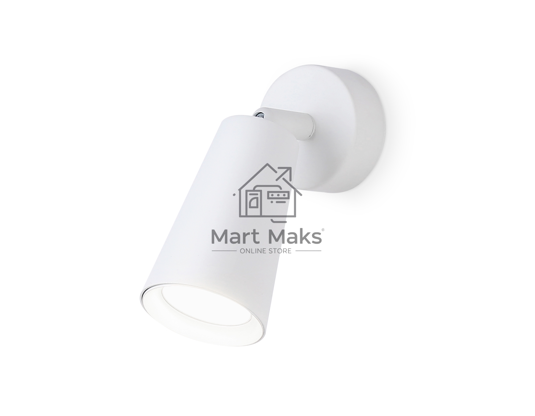 Накладной поворотный спот Ambrella light TA13133 WH белый GU10 max 12W D60*L95*H90