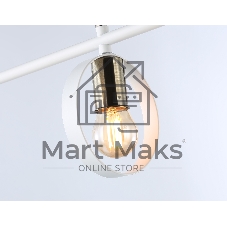 Светильник Ambrella light TR8228/3 WH/SB белый/бронза E27/3 max 40W 660*165*300