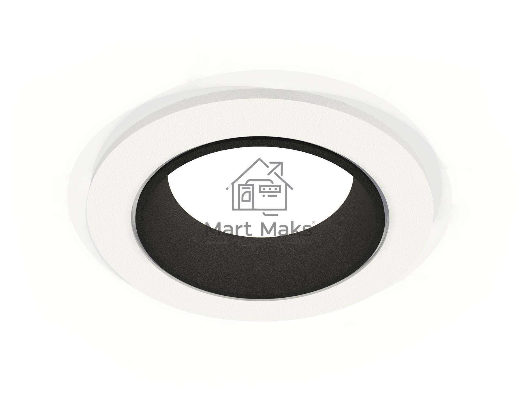 Комплект встраиваемого светильника Ambrella light XC6512002 SWH/SBK белый песок/черный песок MR16 GU5.3 (C6512, N6111)