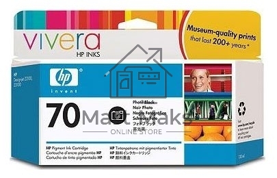 Картридж струйный HP №70 C9449A фото черный для HP DJ Z2100/Z3100 (130мл)
