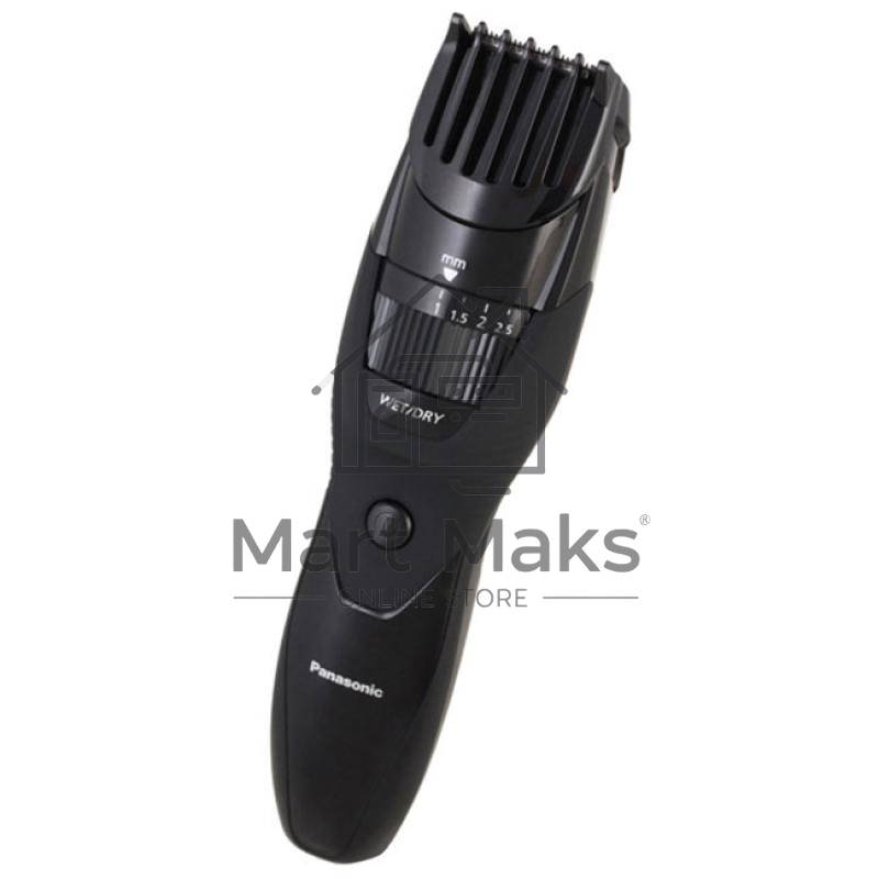 Триммер Panasonic ER-GB42-K520 для стрижки бороды и усов, работает от аккумулятора, цвет черный