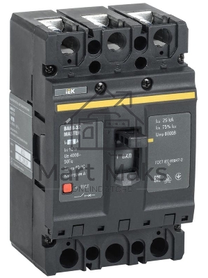 Выключатель автоматический 3п 25А 25кА ВА88-32 MASTER IEK SVA10-3-0025-02