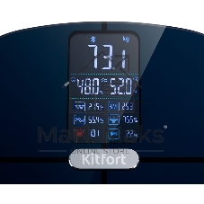 Весы напольные электронные Kitfort KT-809 макс.180кг черный