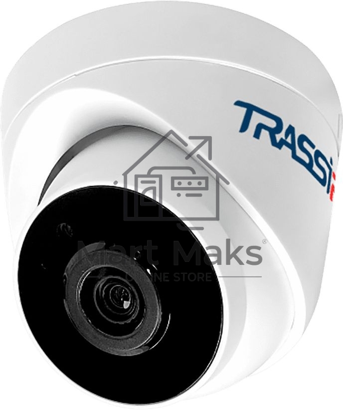 Камера видеонаблюдения IP Trassir TR-D4S1 v2 3.6-3.6мм цв. корп.:белый