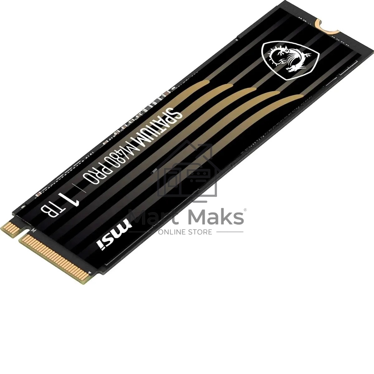 Накопитель SSD MSI SPATIUM M480 PRO, 1000GB, M.2 2280, PCIe 4.0 x4, NVMe, R/W 7400/6000