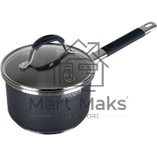 Ковш Rondell Stern RDS-008, 1.9л, с крышкой 16см, серый
