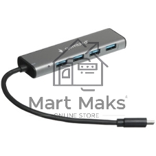 USB-концентратор Gembird UHB-U3P7-02, USB Type-C 3.1, 7хUSB, USB Type-C