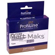Картридж струйный ProfiLine PL-T1302 для принтеров Epson Stylus SX525WD/SX535WD/SX620/Office B42WD/BX525/BX535/BX625FWD/BX635FWD/BX925/BX935/WorkForce 525/630/3010/3520DWF/3530/3540/7015/7515/7525 с чернилами Cyan 10,1 мл
