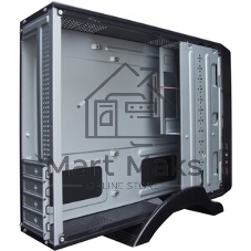 Компьютерный корпус MiniITX ExeGate MI-209 Black, miniITX/mATX, (M350, 80мм), 2хUSB, Audio