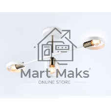 Светильник Ambrella light TR8228/3 WH/SB белый/бронза E27/3 max 40W 660*165*300