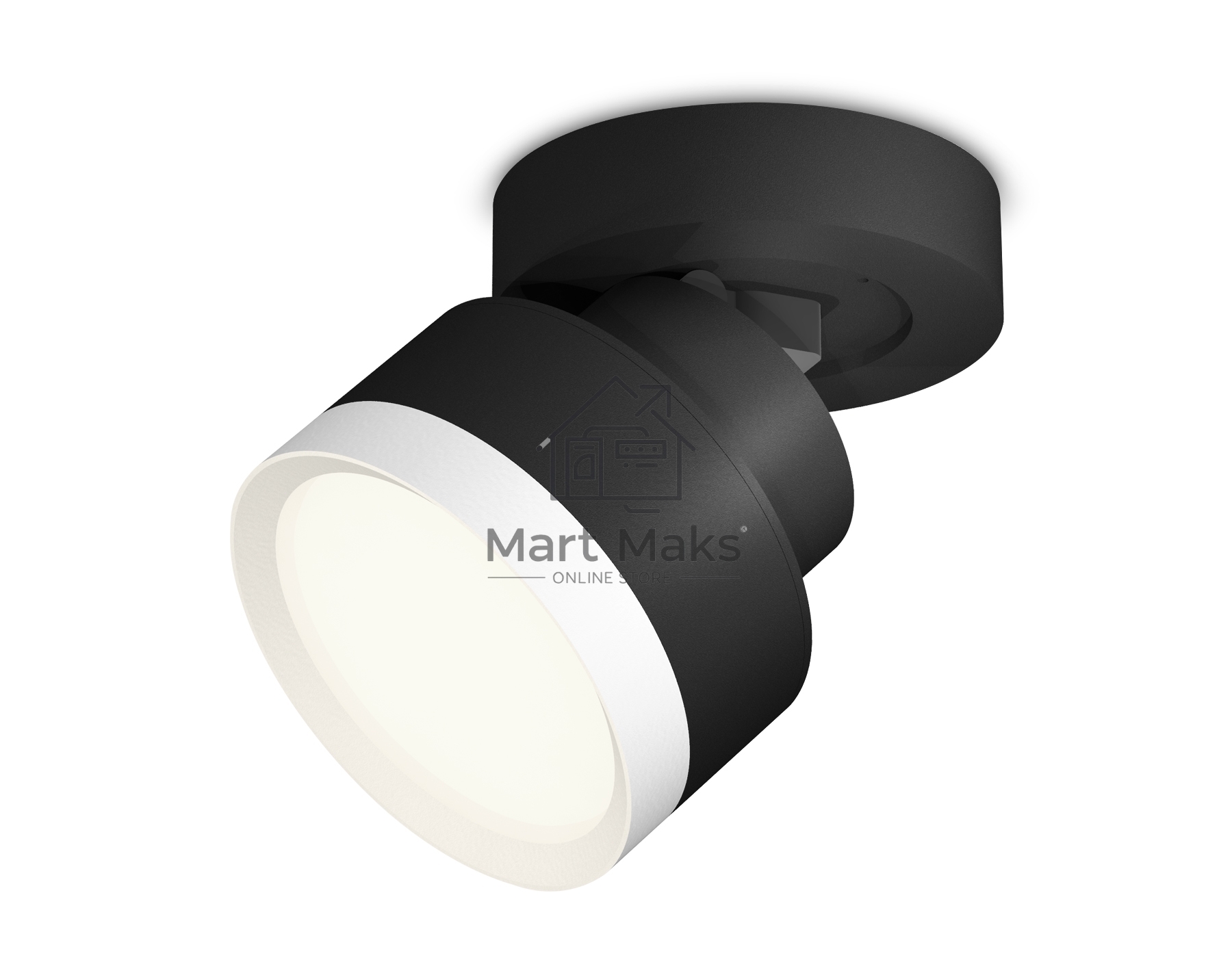 Светильник Ambrella Light XM8102001 SBK/SWH черный песок/белый песок GX53 (A2229, A2106, C8102, N8112)