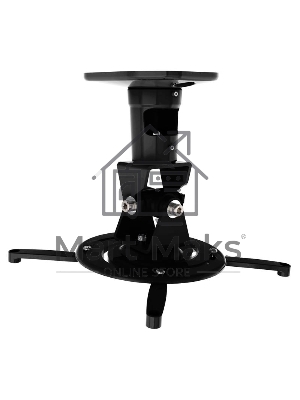Кронштейн для проектора Cactus CS-VM-PR01-BK черный макс.10кг настенный и потолочный поворот и наклон