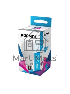 Лампа светодиодная LED BASIC A65 25Вт 220В E27 4500К Космос LkecLED25wA65E2745
