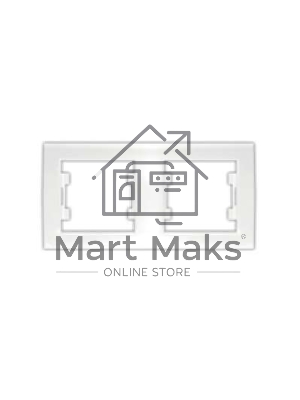 Рамка 2-м Бриллиант горизонт. белый UNIVersal 7947465