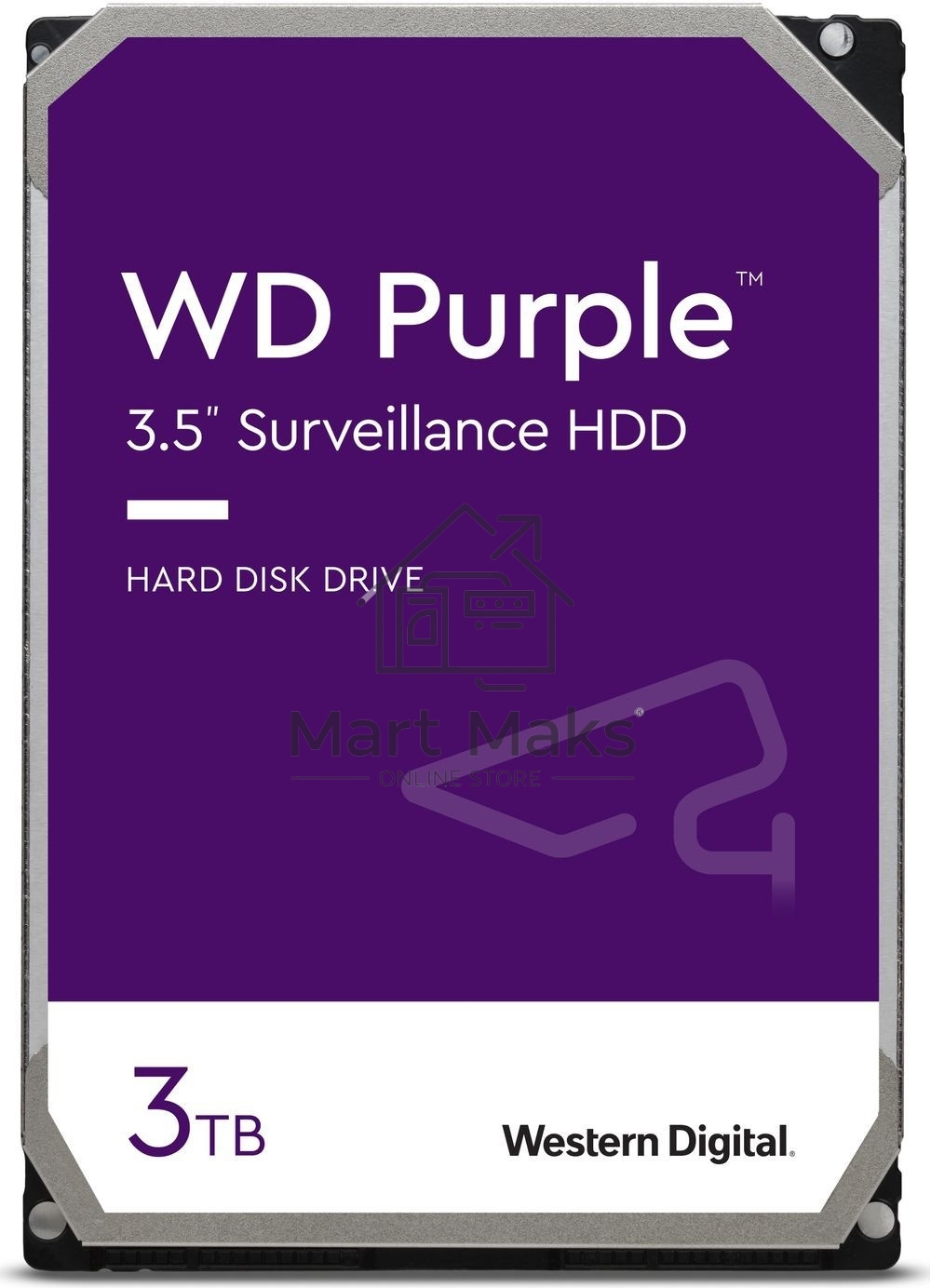 Жесткий диск Western Digital 3TB WD33PURZ SATA-III Surveillance Purple (5400rpm) 256Mb 3.5