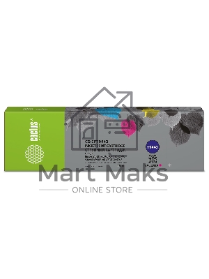 Картридж струйный Cactus CS-EPT9443 (T9443) пурпурный пигментный (45 мл) для Epson WorkForce WF-C5290DW/WF-C5790DW