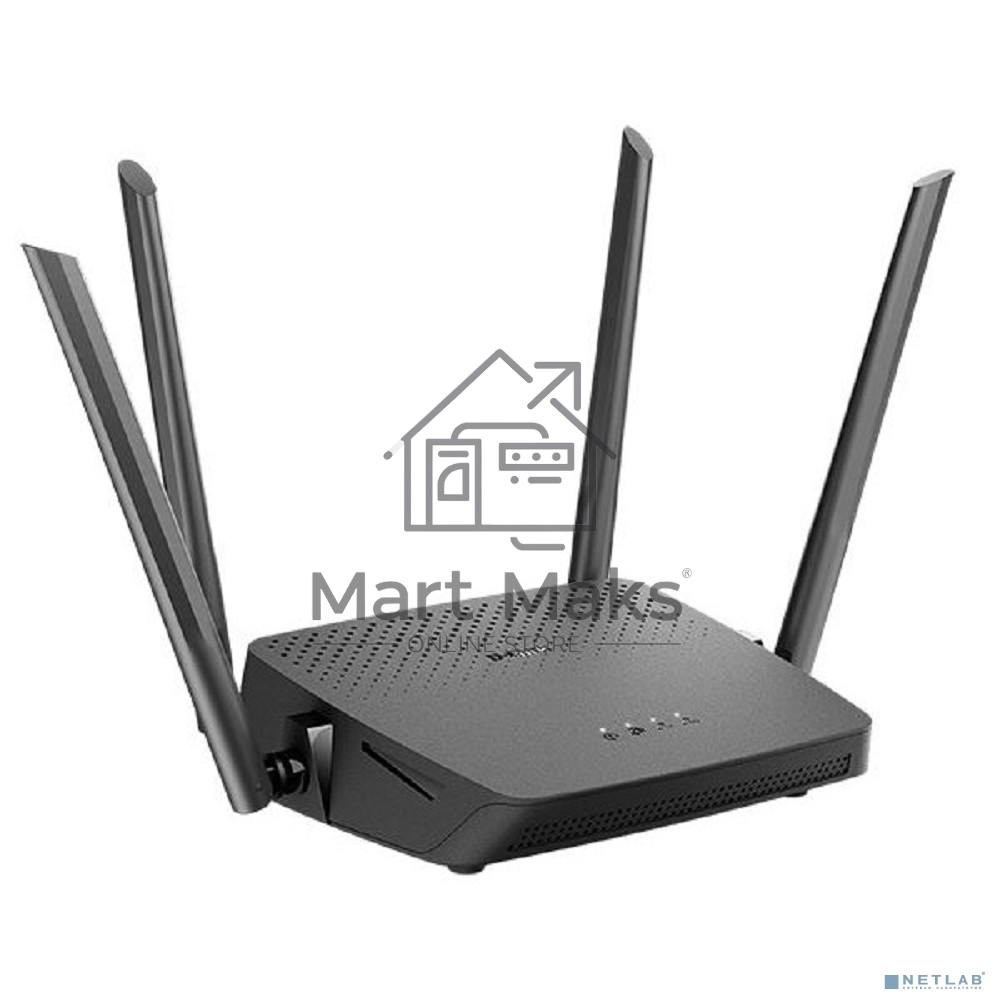 Двухдиапазонный гигабитный Wi-Fi 6 маршрутизатор D-Link DIR-X1510/RU/R1A AX1500
