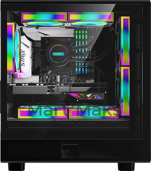 Компьютерный корпус Aerocool / Formula Air Mesh G2 черный без БП mATX 3x120mm 2xUSB3.0 audio