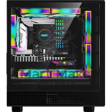Компьютерный корпус Aerocool/Formula Air Mesh G2 черный без БП mATX 3x120мм 2xUSB 3.0 audio
