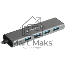 USB-концентратор Gembird UHB-U3P7-02, USB Type-C 3.1, 7хUSB, USB Type-C