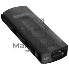 Кард-ридер USB 2.0 Buro BU-CR-108 черный