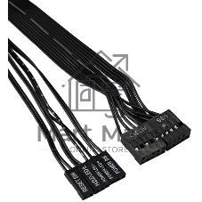Компьютерный корпус Minitower ExeGate BAA-105-01-UNS350 (mATX, БП UNS350 с вент. 12см, 2*USB, аудио, черный)