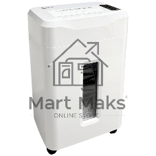Шредер Office Kit S225 1,9х12 белый (секр.P-5) фрагменты 18лист. 35лтр. скобы пл.карты CD