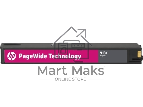 Картридж струйный HP 913A F6T78AE пурпурный для HP PW 352dw/377dw/Pro 477dw/452dw 3000стр.