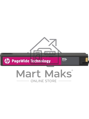 Картридж струйный HP 913A F6T78AE пурпурный для HP PW 352dw/377dw/Pro 477dw/452dw 3000стр.