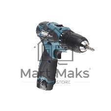 Дрель-шуруповерт Makita DF330DWE, 10,8 В, 1,3 Ач, 24 Нм, щеточный