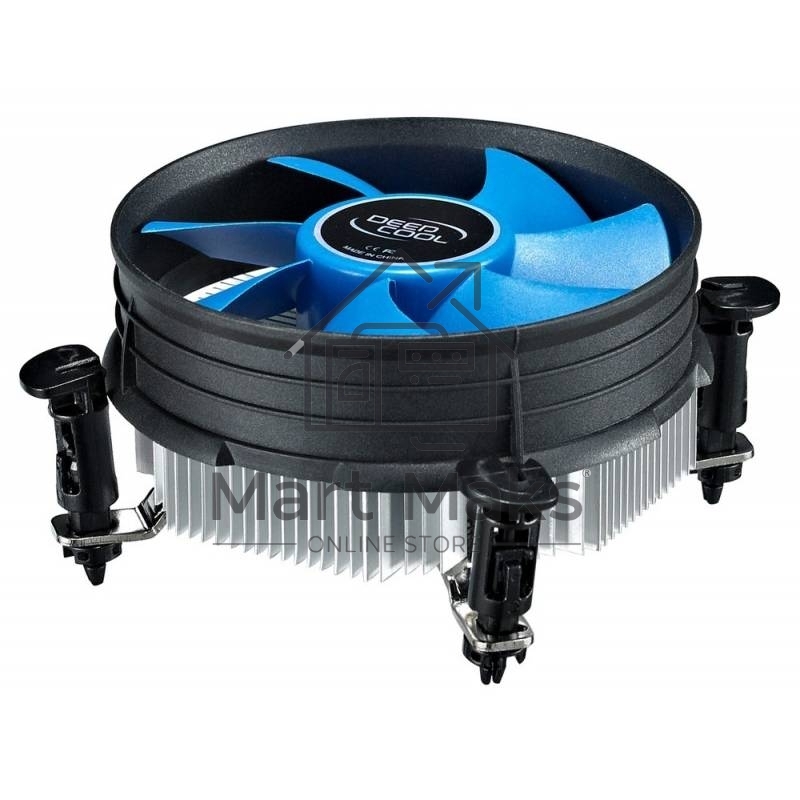 Кулер для процессора DEEPCOOL THETA 9 PWM черный/синий, 92 мм, алюминий, 3200 об/мин, 41.3 дБ, 4 pin, 95 Вт, 46.5 мм