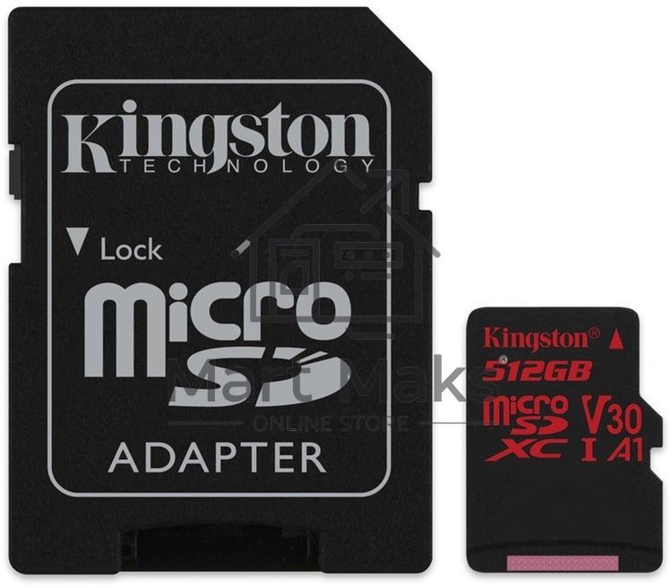 Карта памяти 512GB uSD React 100/80 V30 A1