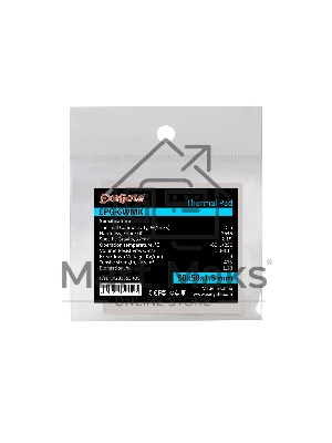 Термопрокладка ExeGate EPG-6WMK, 50x50x1.5 мм