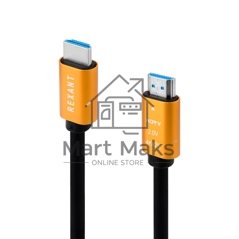 Кабель Rexant HDMI - HDMI 2.0 длина 3 метра (GOLD)