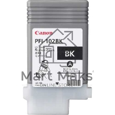 Картридж струйный Canon PFI-102Bk (0895B001) черный (130 мл.) для Canon iPF605, iPF610, iPF650, iPF655, iPF710, iPF750, iPF755, LP17, iPF510