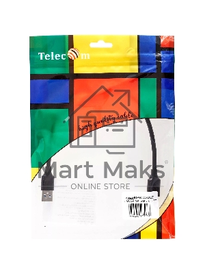 Кабель соединительный Telecom TUS712-0.3M USB3.0 Am-MicroBm 0.3m Telecom (TUS712-0.3M)