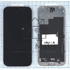 Дисплей (модуль) для Apple iPhone 15 Pro в сборе с тачскрином, черный (OR)