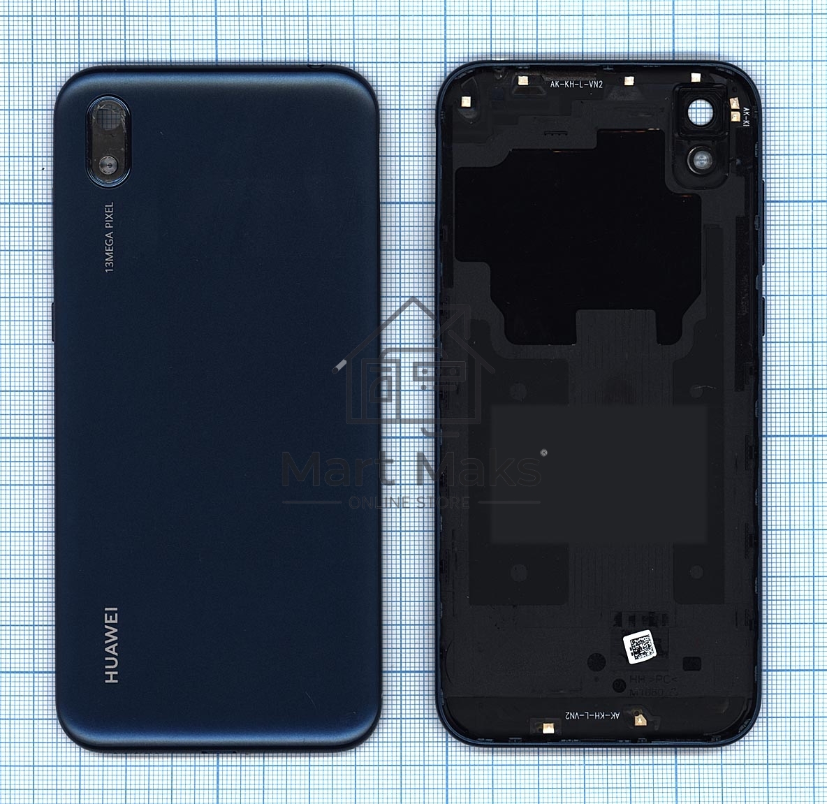 Задняя крышка для Huawei Y5 2019 синяя