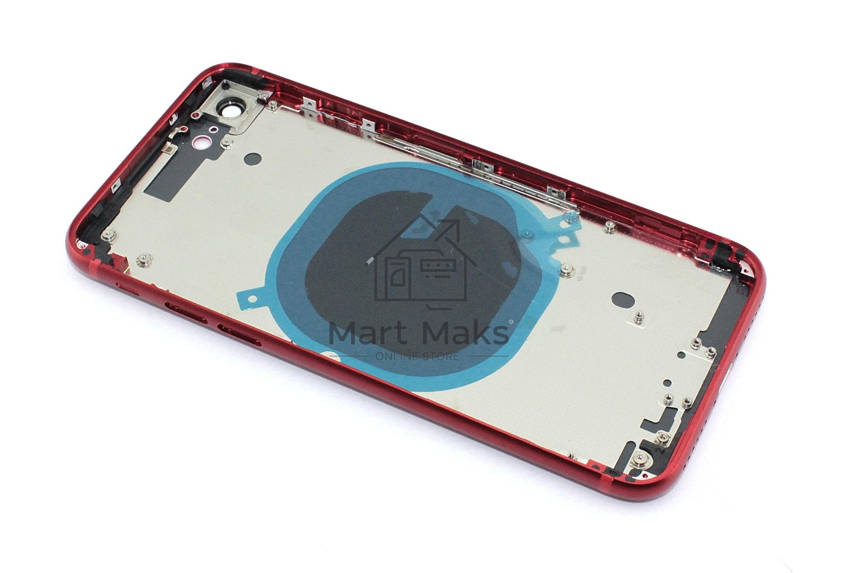 Задняя крышка (корпус) в сборе с рамкой для Apple iPhone SE2 красная