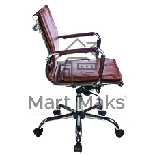 Кресло Бюрократ CH-993-Low/Brown коричневый, экокожа