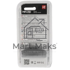 Мышь проводная Defender MM-310 черный, 1000 dpi, USB, кнопки - 3