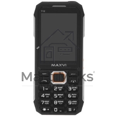 Мобильный телефон Maxvi T12 черный