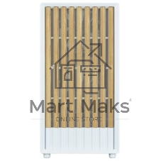 Компьютерный корпус Zalman P10 NAMU, MATX, белый, WINDOW, FRONT COVER WALNUT, 2x3.5